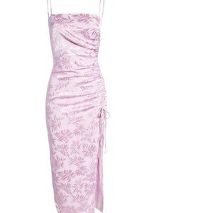 Saylor Floral Embroidered Midi Dres